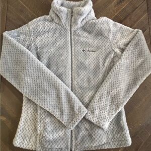 Columbia Gray Fleece Jacket S